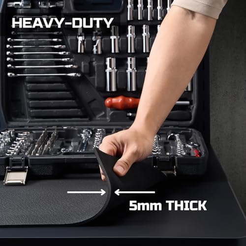 ONREVA Workbench Mat 22X60 Inches, 5mm Thick EVA Rubber Work Mat, Protect Your - Image 4