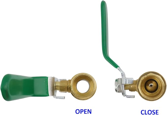 Brass Ball Valve Shut Off Switch 1/2" Male to 1/2" Male -2pcs | Thick Plumbing - Image 5