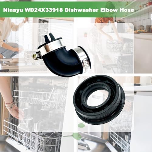 WD24X33918 Dishwasher Elbow Hose and WD08X27458 Floating Seal Assembly - Image 4