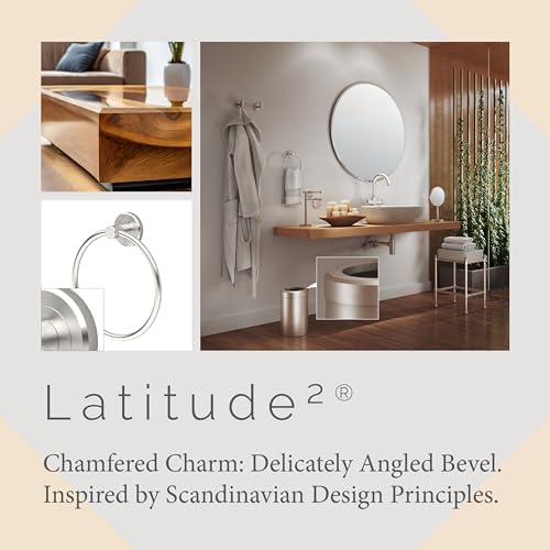 Gatco 4292 Latitude II Towel Ring | Modern Hand Towel Holder - Image 2