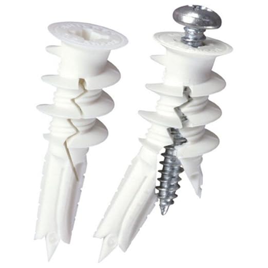 E-Z Ancor 25310#8 x 1-1/4" 50 Count 75lb Self-Drilling Twist-N-Lock Drywall - Image 2