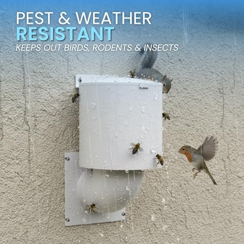 Dryer Vent Cover 4 inch with UV RESISTANT - Image 2