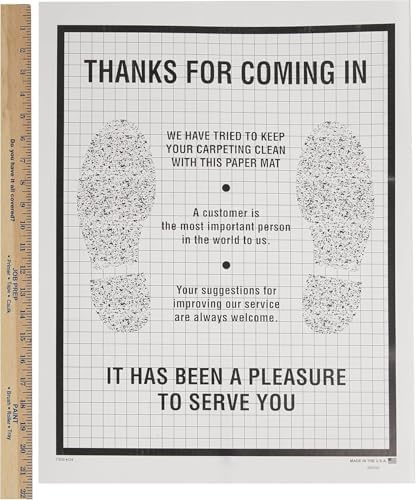 Poly-Back Floor Mats, 17 x 22 Inch Automotive Paper Floor Mats, 500 Pack - Image 6