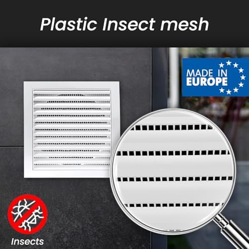 Repa Market 4 Inch Brown Dryer Vent Cover/Duct Cover - Image 4