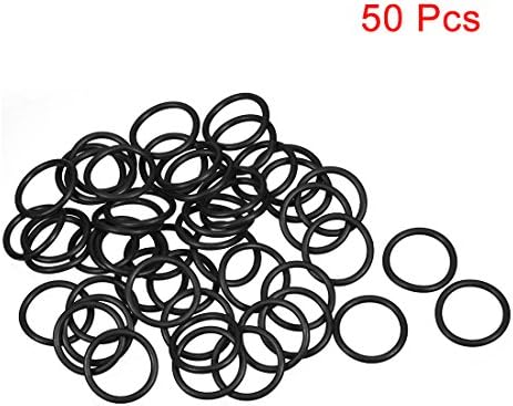 uxcell 50pcs 25x21x2mm Nitrile Rubber O-Rings Metric Sealing Gasket - Image 2