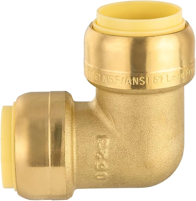 6piece EFIELD 3/4-inch 90-Degree Elbow, Push-Fit Brass Fittings | Connect Copper - Image 9