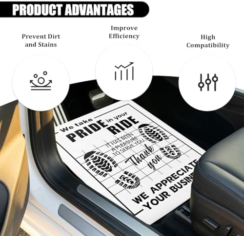 50PCS 16 x 20 Car Paper Floor Mat, Disposable Kraft Paper Vehicle Floor Foot - Image 4