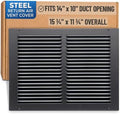 Fits 14x10 Duct Opening | Steel Return Air Grille by Handua | Vent Cover Grill by Handua