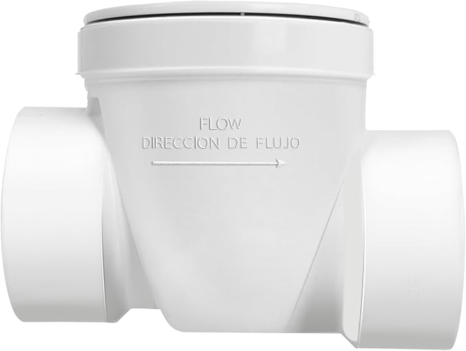 4" PVC Backwater Valve Drain Backflow Preventer Valve - Image 9