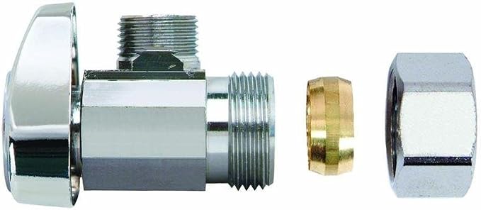 BrassCraft G2CR19L1X 1/2-in Nominal Comp x 3/8-in OD Outlet Chrome Plated Brass - Image 5