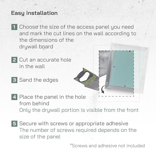 Vent Systems 8" x 10" Inch Access Panel - Image 4
