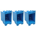 Single Gang Electrical Outlet Box, 3 Pack, ETL Listed | Features 4-1/3-in by XGGYA