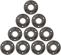 PIPE DECOR 1" Mini Floor Flange Fitting, Malleable Iron, Fits One Inch Diameter by PipeD%C3%A9cor