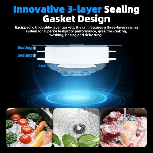 Hibbent Metal Kitchen Sink Drain Strainer and Stopper, Transparent - Image 3