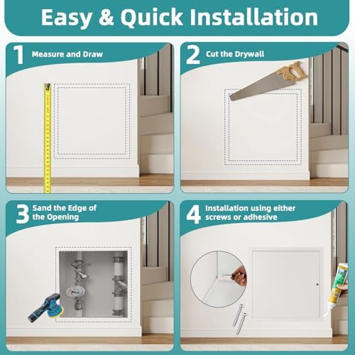 18x18 Access Panel for Drywall/Attic/Plumbing/Wall, Drywall Access Panel - Image 5