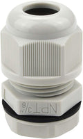 XHF 10 Pcs 3/8" IP68 Strain Relief Nylon Cord Grip NPT Cable Glands Adjustable by XHF