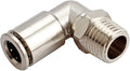 Beduan Brass BPL Push to Connect Air Fittings Elbow 3/8" Tube OD x 3/8" NPT by Beduan