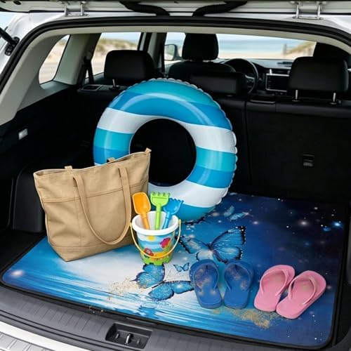ELEQIN Blue Butterfly, Cargo Mats - Image 2