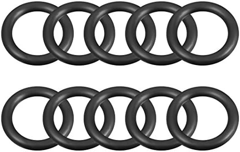 uxcell Nitrile Rubber O-Rings 34mm OD 24mm ID 5mm Width, Metric Sealing Gasket by uxcell