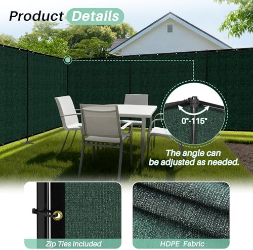 SunnyRoyal 5' x 49' Privacy Fence Screen Panel - Image 3