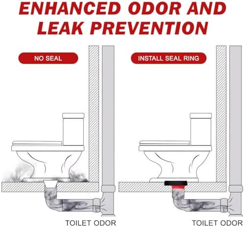 PRETYZOOM Leakproof Toilet Seal Ring Universal Flanges Sealing Ring - Image 7
