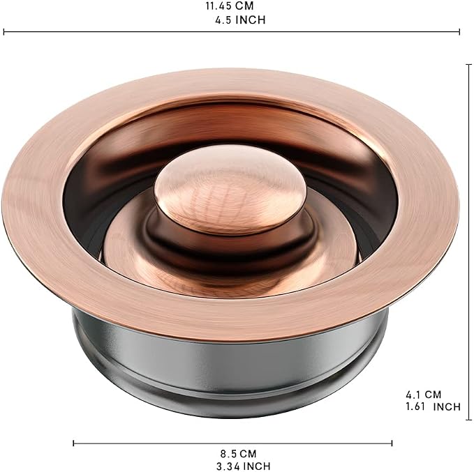 Sink Flange for Garbage Disposal and Sink Stopper Stainless Steel Fit Universal - Image 5