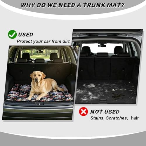 ELEQIN 250th Birthday American Car Cargo Liner Non Slip Backing Cargo Mat Rear - Image 4