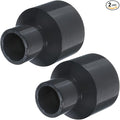 M METERXITY 2-Pack UPVC Reducer Pipe Fitting, 1-1/2"x3/4" Reducing Coupling by MMETERXITY