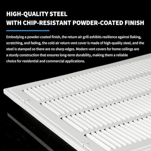 16x20 Air Return Grille Return Vent Cover - Image 3