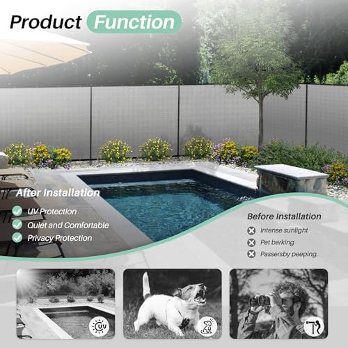 SunnyRoyal 5' x 134' Privacy Fence Screen Panel - Image 6