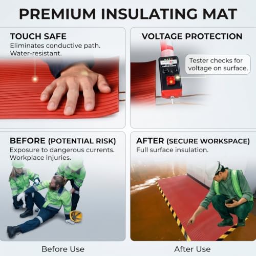 Non Slip Insulating Mat, High Dielectric Floor Cover - Image 4