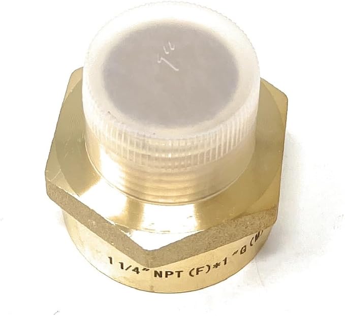 Cascada Lead-Free 1" G Thread Male to 1 1/4" NPT Female Adapter | G Thread Male - Image 9