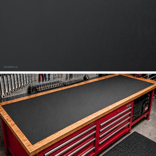 ONREVA Workbench Mat 20X72 Inches, 5mm Thick EVA Rubber Work Mat, Protect Your by ONREVA