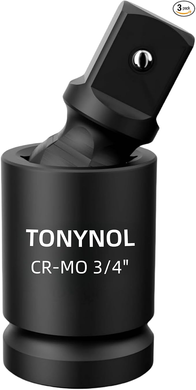TONYNOL Universal Joint Swivel Socket Adapter, 3/4" Drive | Impact Grade by TONYNOL