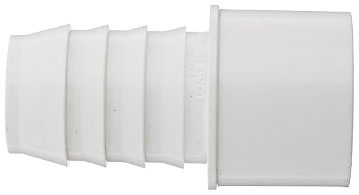 Spears 460 Series PVC Pipe Fitting, Schedule 40, 3/4"Barbed x 3/4" Spigot - Image 2