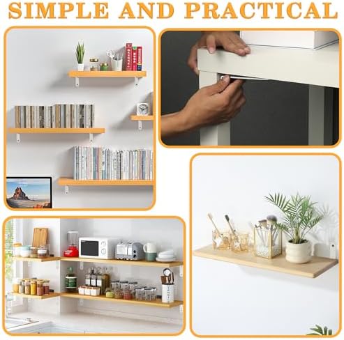 Alise 8Pcs Floating Shelf Brackets - Image 6