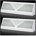 2Pk 15 inch Baseboard Register Vent by EXCELFU