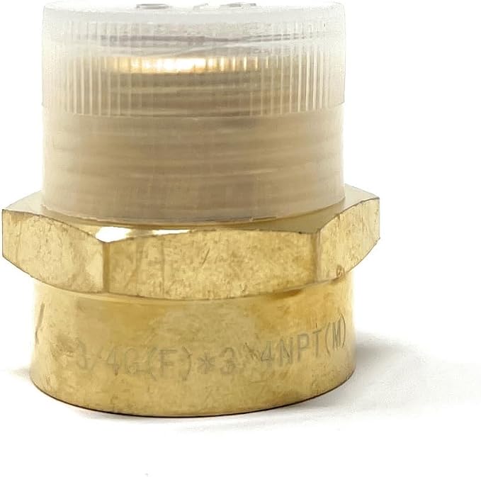 G Thread 3/4" Female to NPT Thread 3/4" Male Pipe Fitting Adapter - Image 5