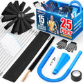 Sealegend 15-Piece 25-Feet Dryer Vent Cleaner Kit, Dryer Cleaning Tools by Sealegend