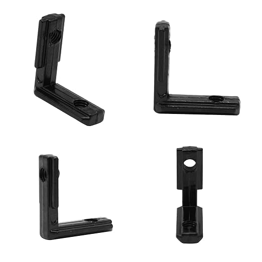 24pcs 2020 Extrusion Connector Corner Bracket Joint Black | 2020 Extruded - Image 5
