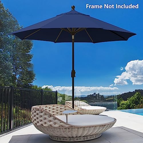 EliteShade USA 10FT Patio Umbrella Replacement Covers 8 Ribs Market Umbrella - Image 2