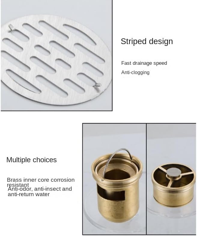 Shower Drainer 304 Stainless Steel Floor Drain - Image 6