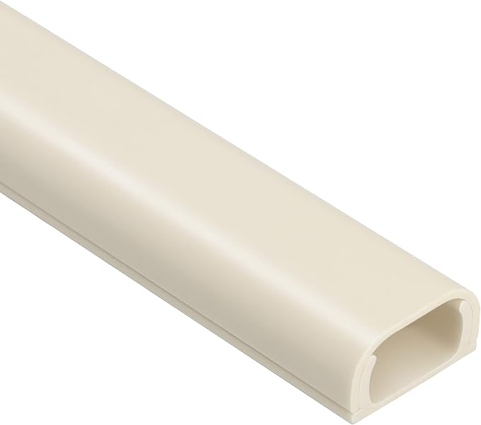 ZhiYo 43" Cord Covers for Wires on Wall, 0.7" W x 0.4" H | Fits 2 Cords by ZhiYo