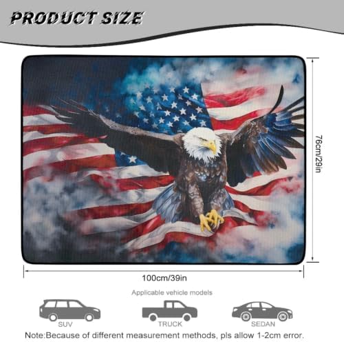 ELEQIN Car Trunk Cargo Liner Non Slip Backing Cargo Mat Rear Trunk Liner All - Image 7
