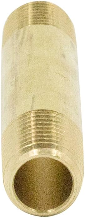 Brass Long Nipple 1/8" NPT Male x 1/8" NPT Male Pipe Fitting - Image 4