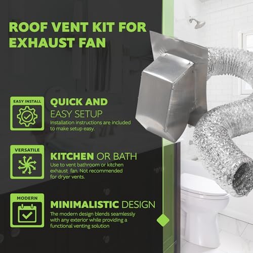 Homewerks HW109-UL181 Roof Vent Duct Kit - Image 3