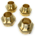 Cascada Lead-Free 1" G Thread Male to 1 1/4" NPT Female Adapter | G Thread Male by CascadaShowers