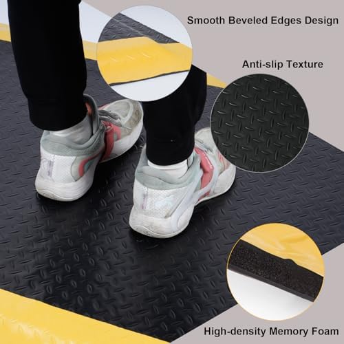 Nisorpa Anti Fatigue Mats Industrial 2' x 5' Ergonomic Standing Mat 15/16" - Image 7