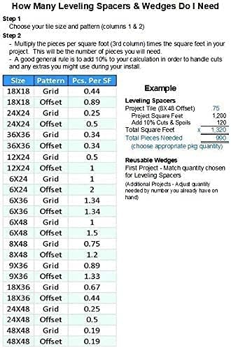 Leveling Spacers Select | Premium Lippage Free Leveling & Spacing System - Image 5