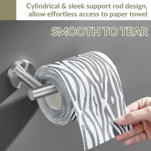 APLusee Brushed Nickel Toilet Paper Holder - Image 5